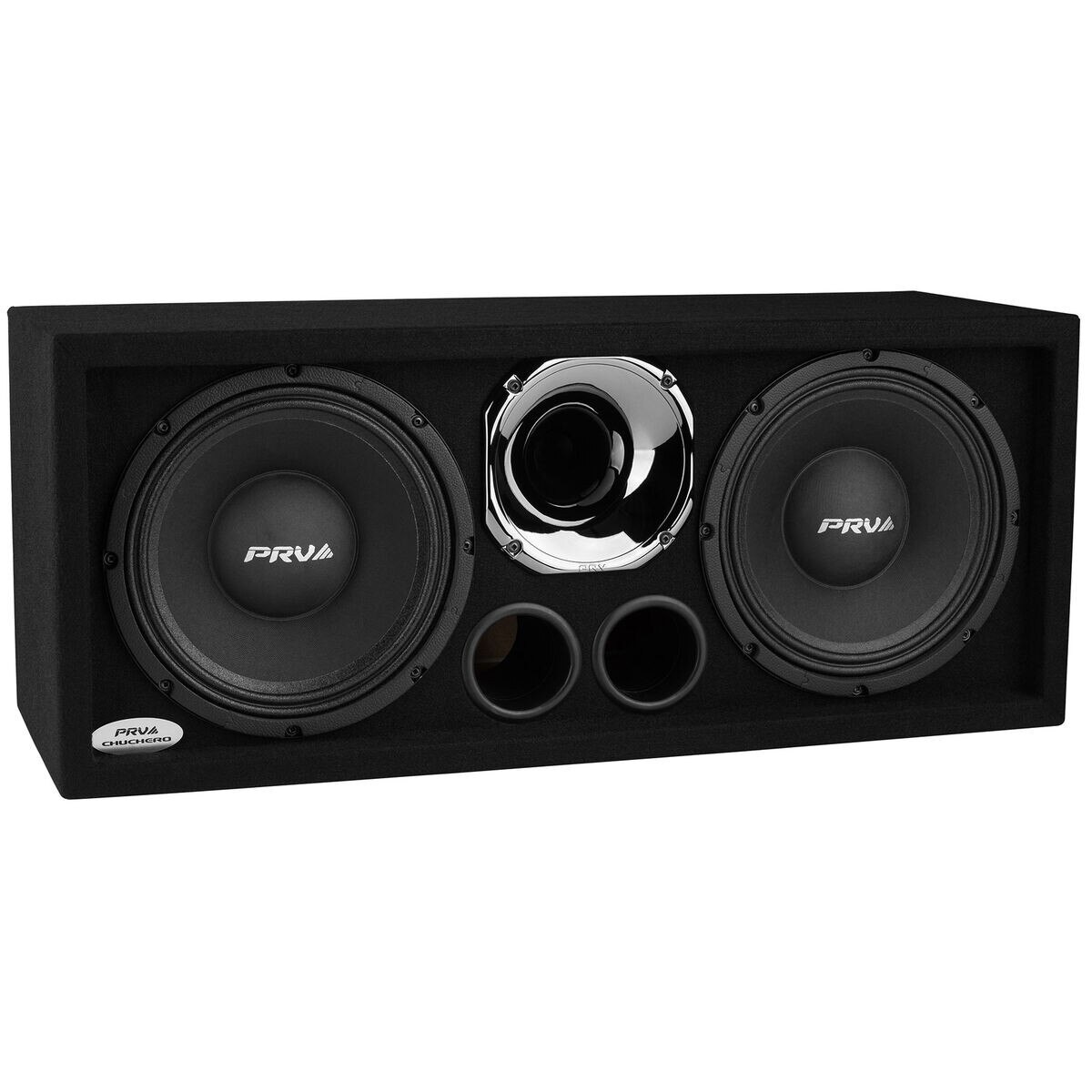 PRV Audio 210290 Chrome Dual 10" Loaded Full Range Enclosure